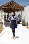 Midnight Zebra – Full Cover BURKINI