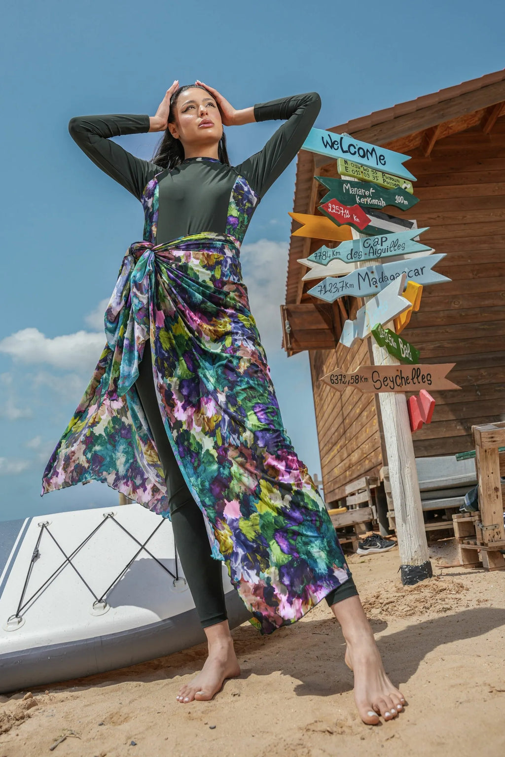 Aqua Camo – Tide Curve BURKINI