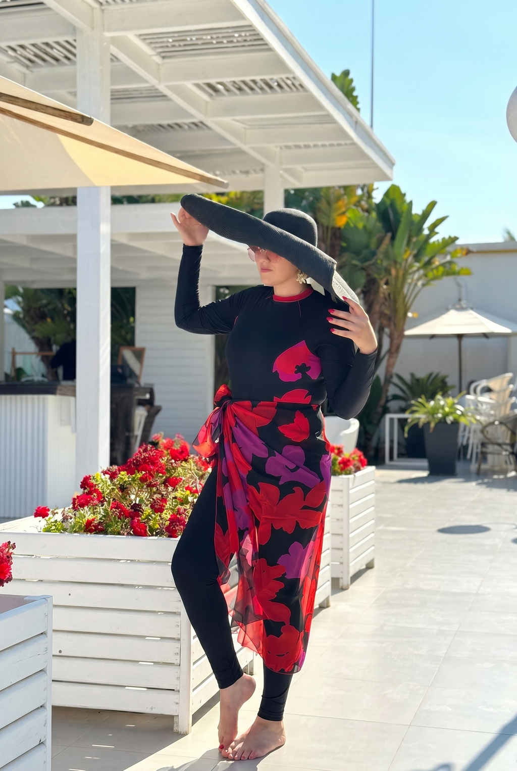 Twilight Bouquet – Tide Curve BURKINI