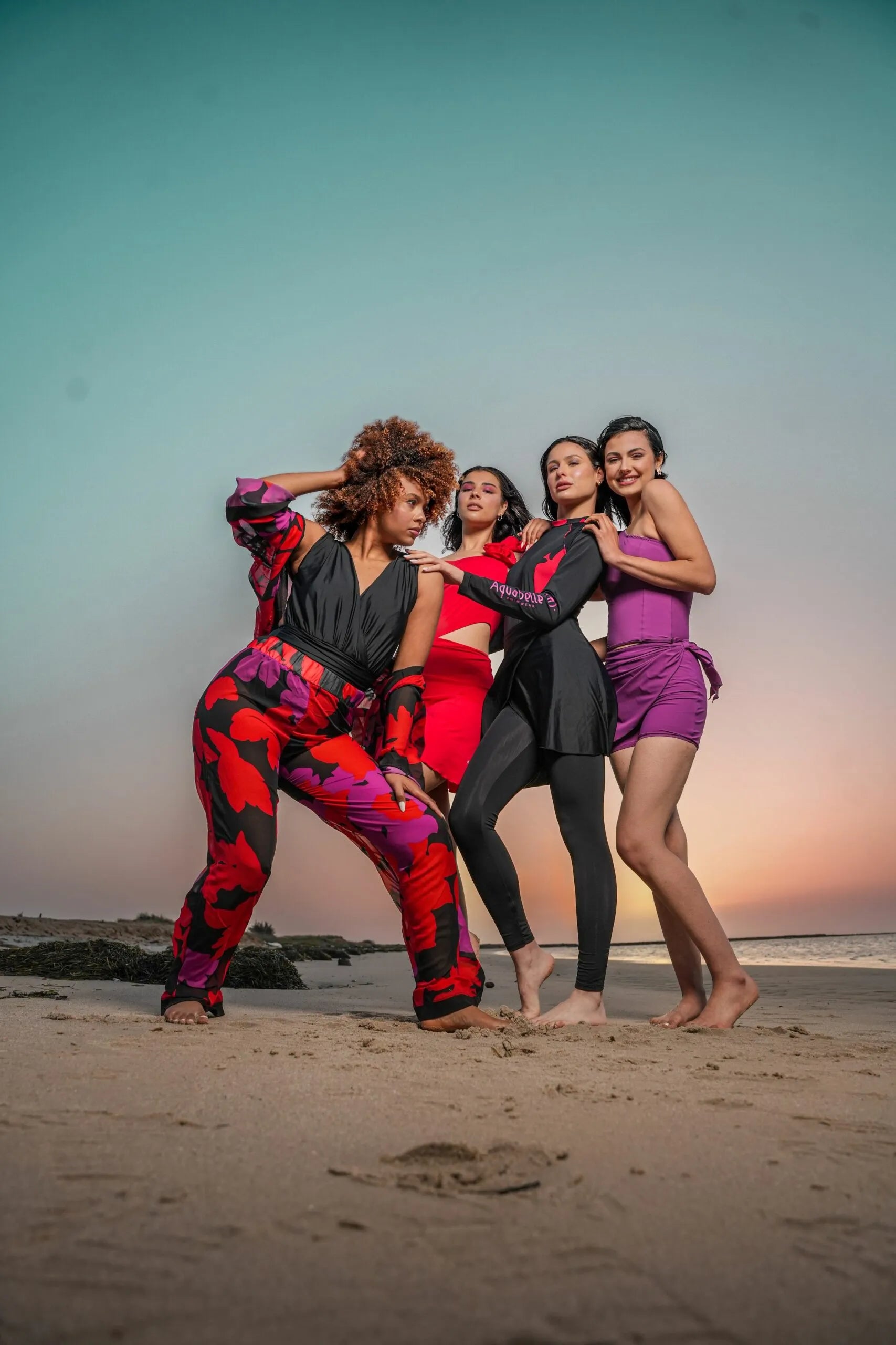 Twilight Bouquet – Tide Curve BURKINI