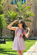 Lila – Aqua Tear Dress