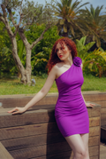 Mauve – Soft Flower Dress