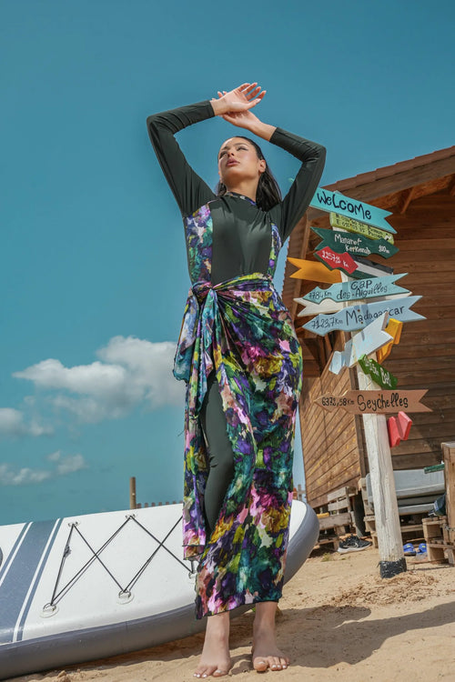 Aqua Camo – Tide Curve BURKINI