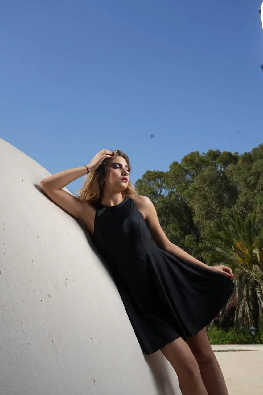 Black – Aqua Tear Dress