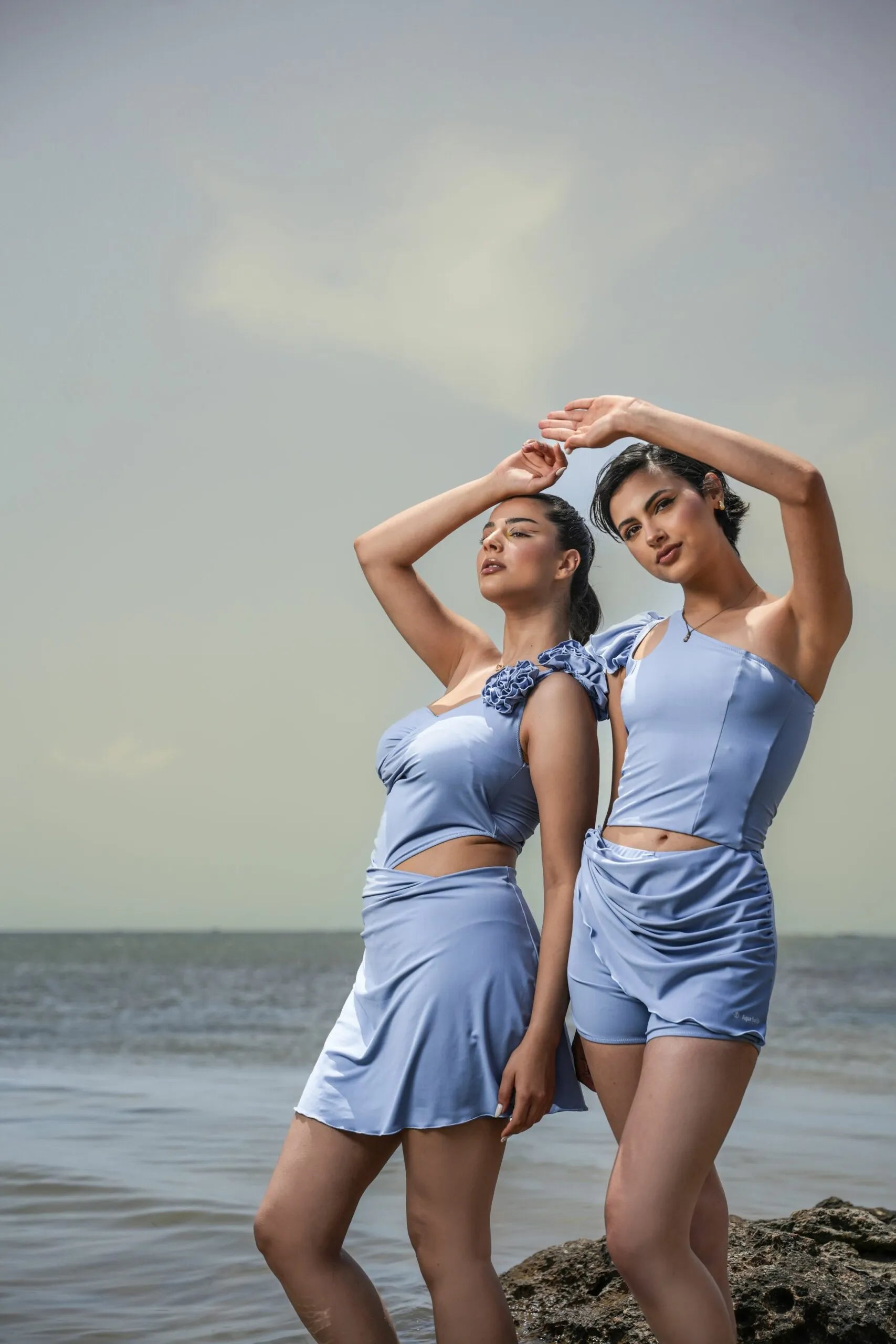 Sky Blue – Soft Flower Dress