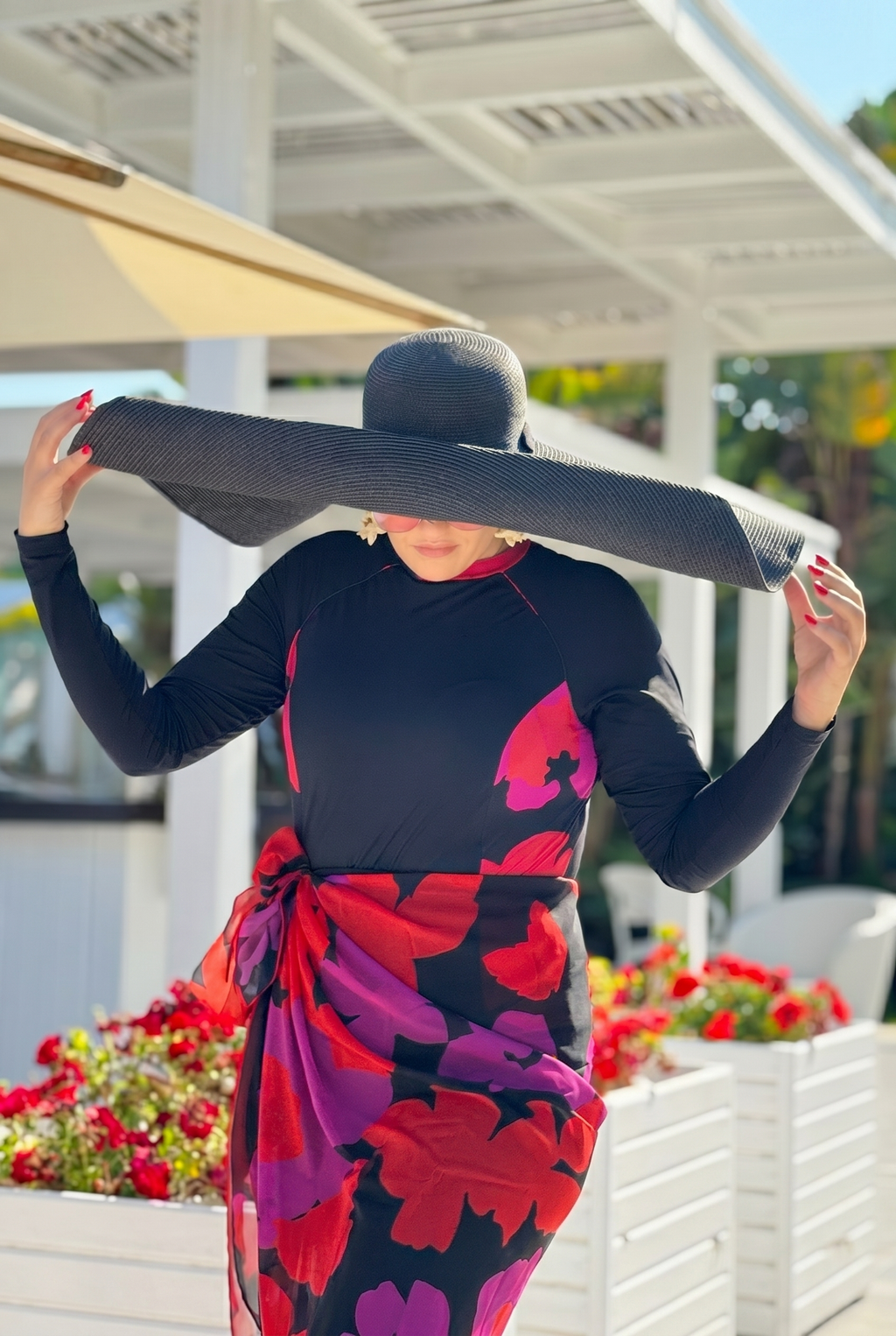 Twilight Bouquet – Tide Curve BURKINI