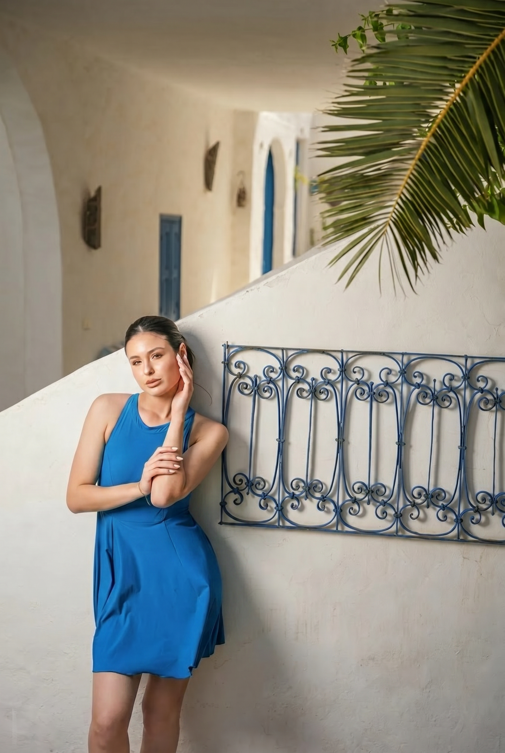 Azure Blue – Aqua Tear Dress