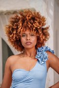Denim Blue – Soft Flower Dress