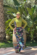 Olive Green Como - Tide Curve Burkini